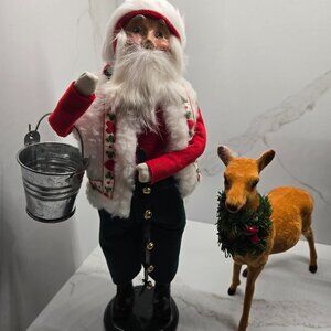 Byers' Santa feeding Reindeer (1997)